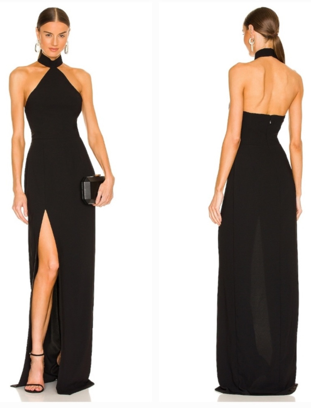 Amanda Uprichard Queen Gown in Black